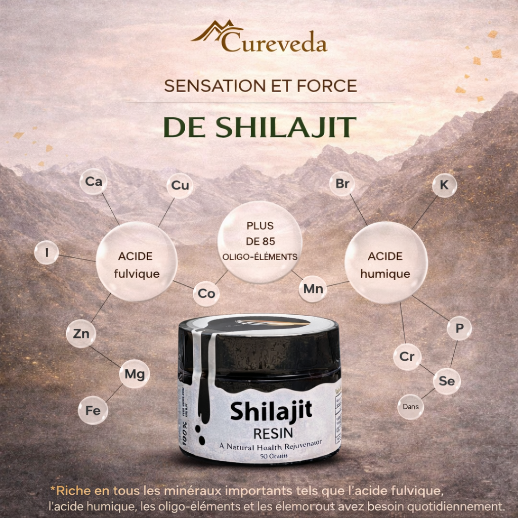 Résine de Shilajit AUTHENTIQUE 50g