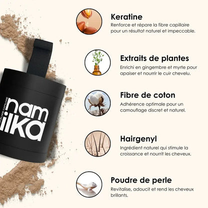Namka™ – le Camouflage Capillaire qui vous rajeunit. Namilka