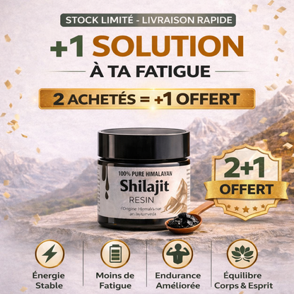 Résine de Shilajit AUTHENTIQUE 50g